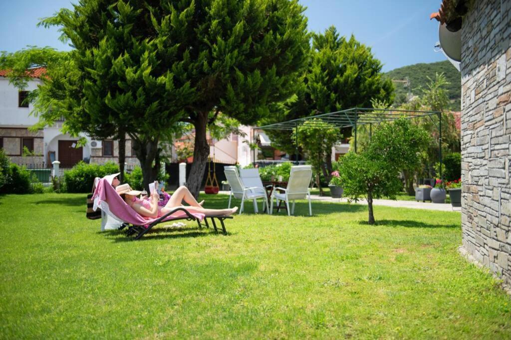 Nuestro Jardin Villa Sykia Chalkidikis Bagian luar foto