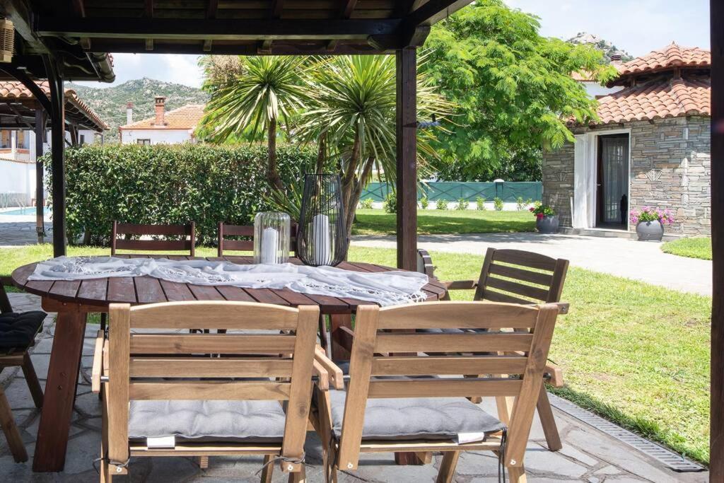 Nuestro Jardin Villa Sykia Chalkidikis Bagian luar foto